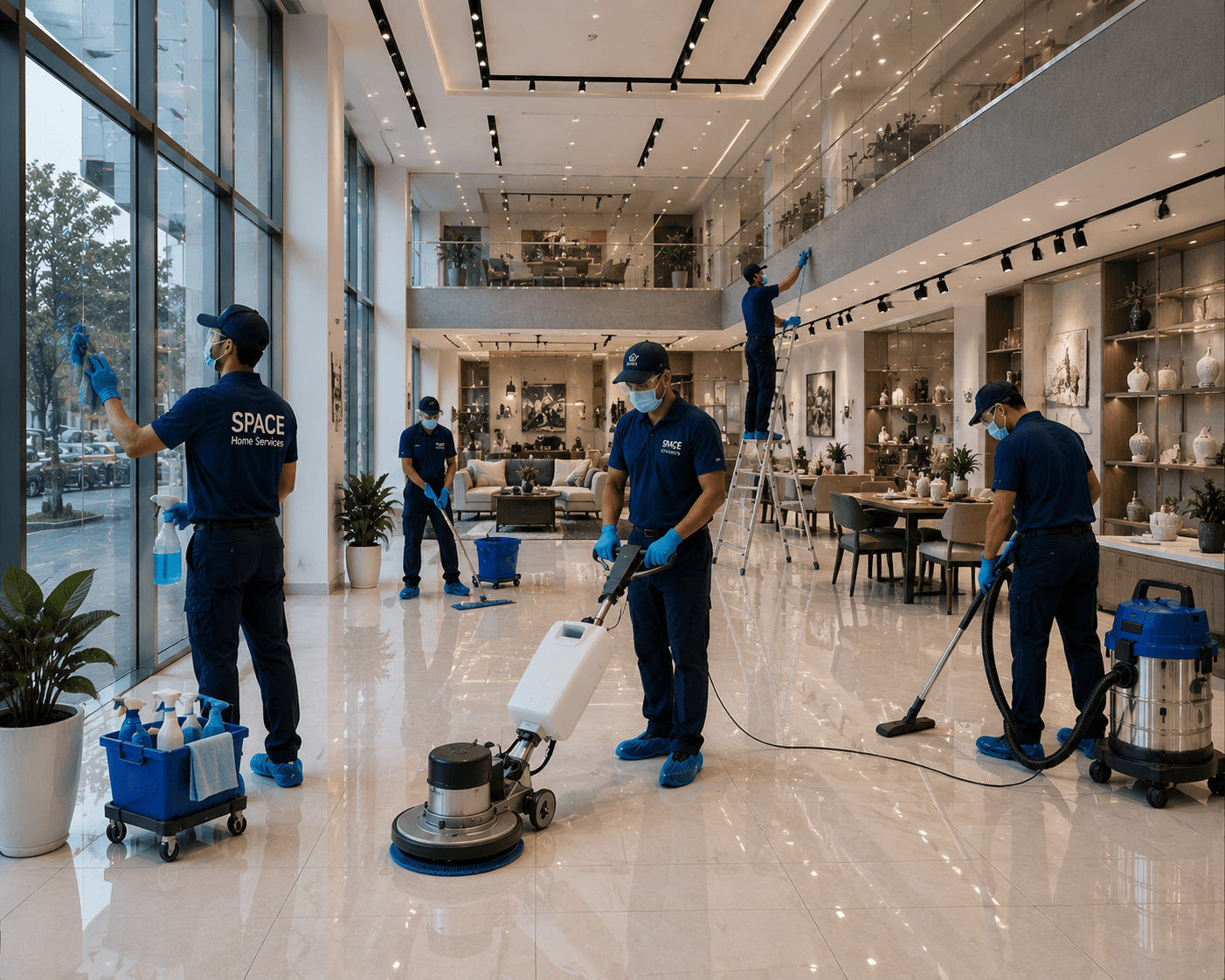 Show Room Deep Cleaning