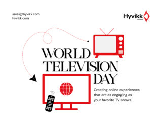 Remember when TV screens brought families together?
Today, Hyvikk brings brands and audiences together — with creativity that feels just as memorable. ✨📺

To Know More About Us ⬇⬇

Hyvikk Solutions
309, Swara Parklane,
Atabhai Chowk, 
Bhavnagar – 364001, 
Gujarat, India
📞 9429233567
✉️ sales@hyvikk.com
🌐 Website: bit.ly/hyvikk-solutions

#WorldTelevisionDay #DigitalCreativity #BrandDesign #GraphicDesign #MarketingAgency #DigitalExperience #Hyvikk #DesignSolutions #CreativeAgency #BrandingExperts