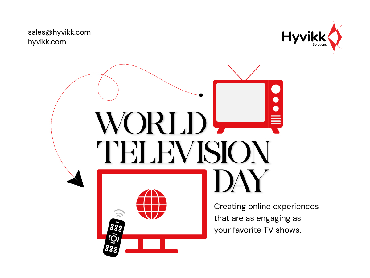 Remember when TV screens brought families together?
Today, Hyvikk brings brands and audiences together — with creativity that feels just as memorable. ✨📺

To Know More About Us ⬇⬇

Hyvikk Solutions
309, Swara Parklane,
Atabhai Chowk, 
Bhavnagar – 364001, 
Gujarat, India
📞 9429233567
✉️ sales@hyvikk.com
🌐 Website: bit.ly/hyvikk-solutions

#WorldTelevisionDay #DigitalCreativity #BrandDesign #GraphicDesign #MarketingAgency #DigitalExperience #Hyvikk #DesignSolutions #CreativeAgency #BrandingExperts