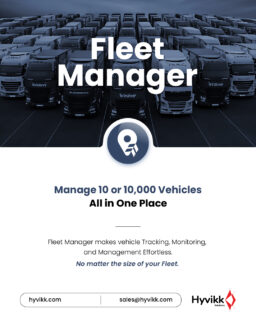 🚛✨ Fleet chaos? Not anymore.
From tracking maintenance schedules to monitoring driver performance Fleet Manager makes it all effortless.

At Hyvikk Solutions, we don’t just build tools, we build smarter journeys.
Empower your business with real-time insights, automation, and control — all from one clean dashboard.

Because managing your fleet should be smooth, simple, and scalable. ⚙️🚀

To Know More About Us 👇👇
Hyvikk Solutions
309, Swara Parklane,
Atabhai Chowk,
Bhavnagar - 364001,
Gujarat, India
Mo: 9429233567

Email👉sales@hyvikk.com
Website👉 bit.ly/hyvikk-solutions

#FleetManagement #FleetManager #FleetTracking #Logistics #Transportation #FleetSolutions #VehicleTracking #FleetMaintenance #FleetSoftware #SmartFleet #Telematics #FleetOperations #FleetTrackingSystem #Hyvikk