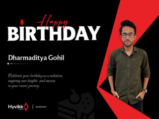 🎉 Happy Birthday, Dharmaditya Gohil!

🥳Wishing you a year filled with new opportunities, growth, and continued success. May this new chapter bring exciting challenges and achievements ahead. 🌟🚀
 - Team Hyvikk Solutions 

To Know More About #Hyvikk Solutions 👇👇
Hyvikk Solutions
309, Swara Parklane,
Atabhai Chowk,
Bhavnagar - 364001,
Gujarat, India
☎ 9429233567
📩sales@hyvikk.com
🔗 bit.ly/hyvikk-solutions

#happybirthday #birthdayboy #celebration #employeebirthdaycelebration #cakelove #appdeveloper #mobileappdevelopment #webdeveloper #applicationdevelopment #websitedevelopment #Apps #website