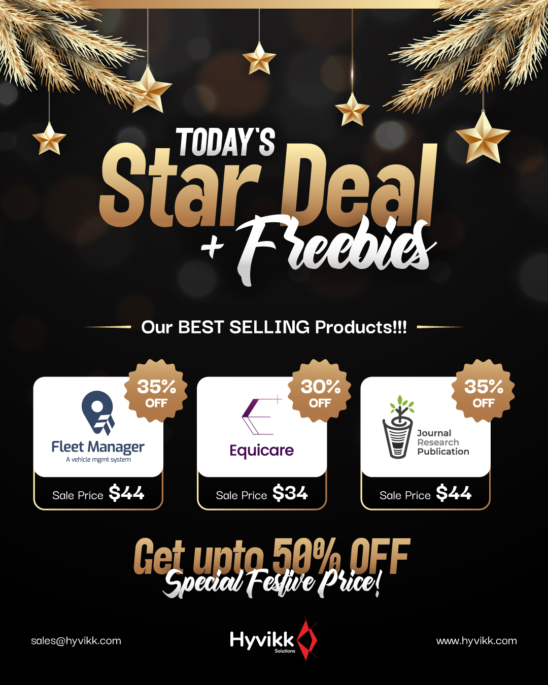 Festive season = smart savings! ✨
Hyvikk Solutions brings exclusive sale prices on business-ready software designed to boost efficiency and performance.

Now’s the time to invest smart and save more. ⏳

Shop Now👉 https://codecanyon.net/search/hyvikk

#SALE #BigSaleOffer #ChristmasSale #specialoffer #sʜᴏᴘɴᴏᴡ #GrabTheDeal #Envato #codecanyon #salesalesale #buynow #bestproducts #bestprice #LimitedTimeOffer #salelive #BigDiscount #dontmissout #SaleOffer #salediscount