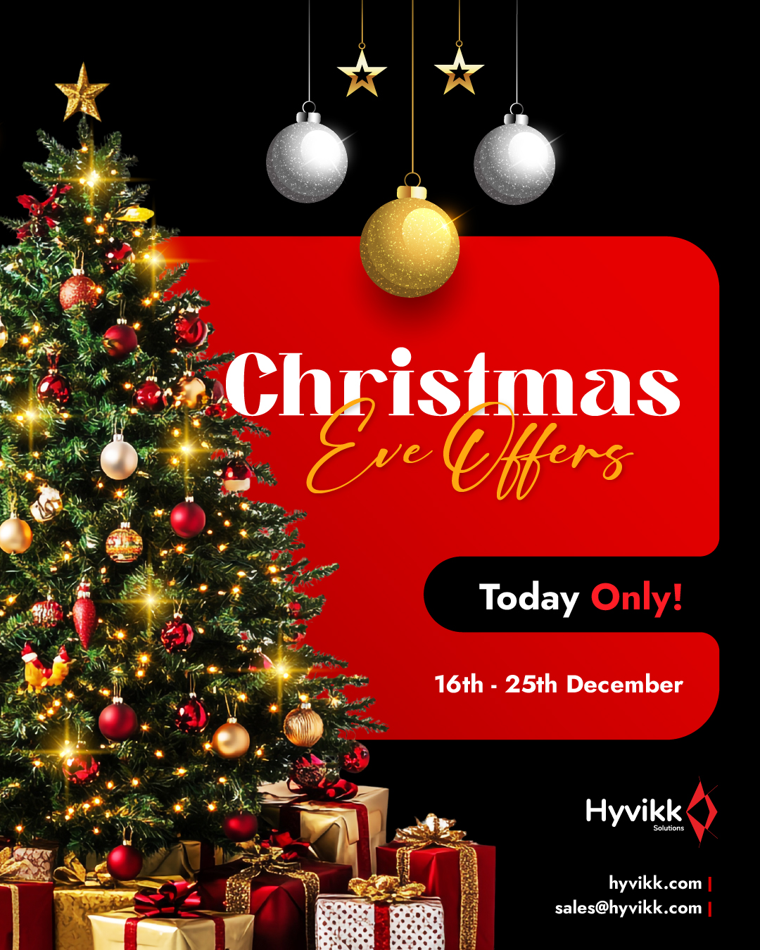 Christmas Eve magic is here! ✨ 
Enjoy festive deals on Fleet, Equicare, and JRP before the big day. 
Few hours left — don’t miss out!

🎁 Shop now: https://shop.hyvikk.co/shop

#ChristmasEveParty #cʜʀɪsᴛᴍᴀseve2025 #XmasEve #ChristmasSale #ChristmasOffers #XmasSale #YearEndSale #LimitedTimeOffer #SaaSTools #saasproduct #bestproducts #bestprice #envatomarketsale #codecanyon #Envato #OfferLive  #ShopNow #BuyNow