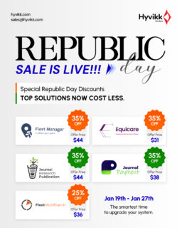 National Pride Meets Digital Power! 🚀
This Republic Day, Hyvikk Solutions celebrates India’s spirit with smart, reliable, and best-selling tech solutions 🇮🇳✨

Shop now: Fleet | Fleet Multibranch | Equicare | Journal Research Publication | Jornal-Payment

https://1.envato.market/fleet-manager 
https://bit.ly/4bxc8Ur
https://1.envato.market/equicare
https://1.envato.market/journal-pub
https://1.envato.market/journal-payments

Built with pride. Powered by progress 🚀
⏳ Celebrate Republic Day with epic, limited-time savings! 🔥

#republicday #salesalesale #discount #biggestsaleoftheyear #bestproducts #bestprices #dealsforyou #MassiveSavings #deals #software #AppStore #mobileapps #website #SaleAlert #savemoney #fleetmanager #equicare #journalresearchpublication #india #RepublicDaySale