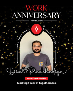 Happy Work Anniversary! 🚀🎯

Cheers to the energy you bring and the goals you crush! 🔥 Celebrating the spark that makes our team unstoppable! ✨💻

👇🏻 About Us👇🏻
Hyvikk Solutions
309, Swara Parklane,
Atabhai Chowk,
Bhavnagar - 364001,
Gujarat, India
📲 9429233567
 ✉ sales@hyvikk.com
🔗 bit.ly/hyvikk-solutions

#workanniversary #1stWorkAnniversary #growthmindset #webdevelopment #Hyvikk