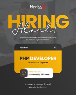 🚨 NOW RECRUITING: PHP Laravel Developer 💻

Join us to build powerful, scalable back-end solutions! 🚀 We are looking for a developer who loves clean code and robust logic. 🧠✨

Explore more from #Hyvikk Solutions 🚀

🔗 Visit us: bit.ly/hyvikk-solutions
✉️ Email: sales@hyvikk.com
📲 +91 94292 33567

📍 headquarter:
309, Swara Parklane, Atabhai Chowk,
Bhavnagar, Gujarat - 364001 

[php laravel developer job, backend development, clean code practices, scalable web apps, onsite job Bhavnagar, hiring developers]

#Hyvikk #NowHiring #PHPLaravel #BackendDeveloper #ITJobs