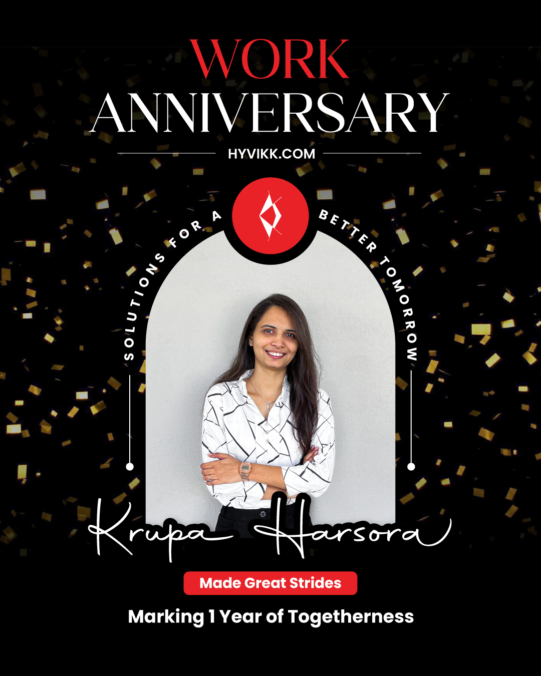 Happy 1st Work Anniversary! 🚀💻

One year of clean code, successful deployments, and bug-free growth. Thanks for building the digital backbone. Here's to many more milestones together! 🌐✨

— Team Hyvikk Solutions 💼

Explore more from #Hyvikk Solutions 🚀

🔗 Visit us: bit.ly/hyvikk-solutions
✉️ Email: sales@hyvikk.com
📲 +91 94292 33567

📍 headquarter:
309, Swara Parklane, Atabhai Chowk,
Bhavnagar, Gujarat - 364001

[backend development expertise, scalable server side architecture, clean code practices, reliable software deployments, database management systems, api development solutions, technical excellence in software]

#Hyvikk #WorkAnniversary #BackendDeveloper #TechExcellence #LifeAtHyvikk"