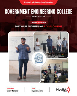 Bridging the gap between learning and real-world execution 🚀, turning knowledge into industry-ready skills 💡 — shaping tomorrow’s innovators with Hyvikk.

Explore more from #Hyvikk Solutions 🚀

🔗 Visit us: bit.ly/hyvikk-solutions
✉️ Email: sales@hyvikk.com
📲 +91 94292 33567

📍 headquarter:
309, Swara Parklane, Atabhai Chowk,
Bhavnagar, Gujarat - 364001

[software engineering trends 2026, industry interaction session, tech knowledge sharing event, software development insights, engineering student workshop, industry academia collaboration, IT expert session]

#Hyvikk #SoftwareEngineering #TechTalk #IndustryInteraction #StudentEngagement