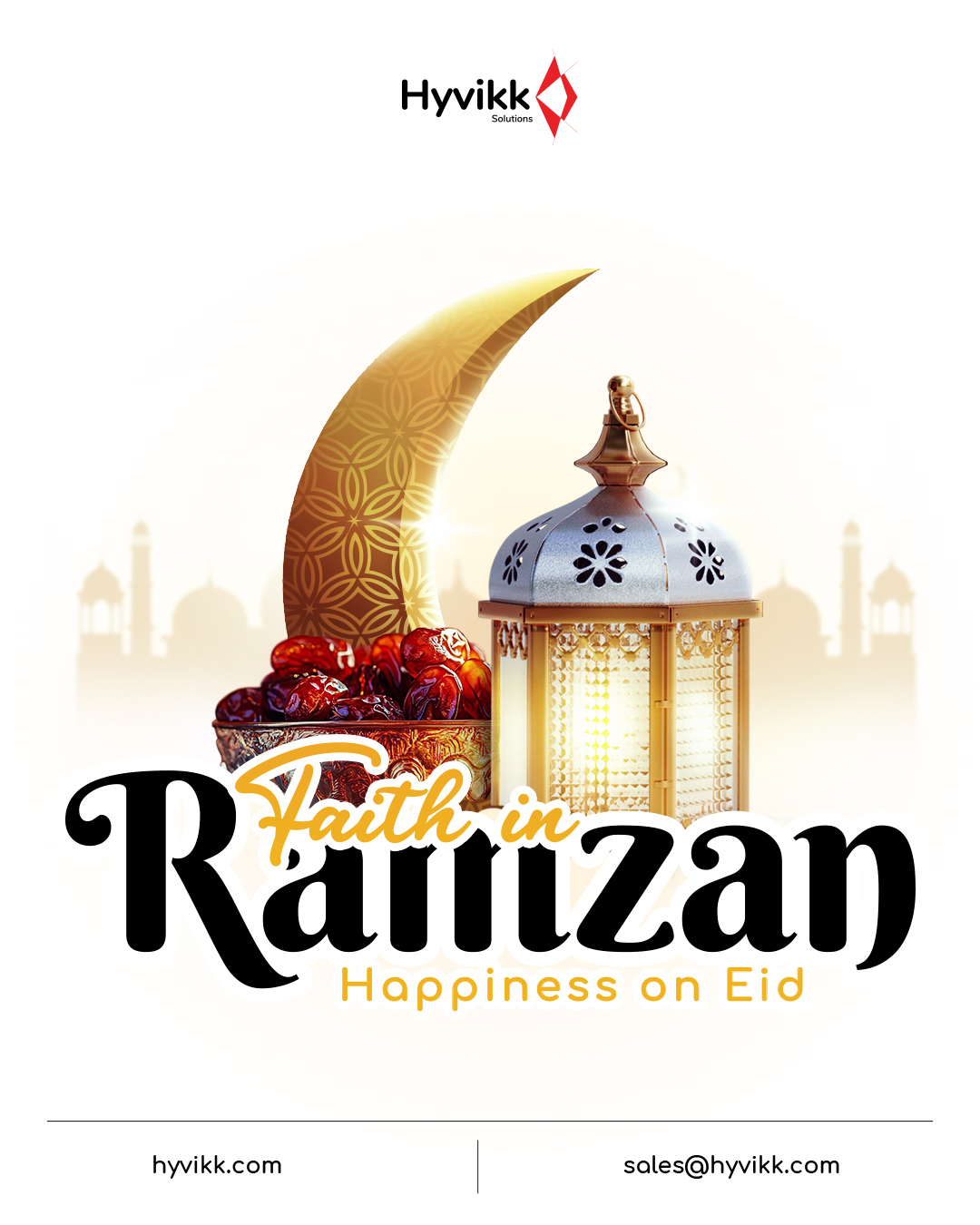 May the blessings of Eid bring peace, happiness, and prosperity to you and your loved ones. 

Eid Mubarak! 🕌🌙✨

Explore more from #Hyvikk Solutions 🚀

🔗 Visit us: bit.ly/hyvikk-solutions
✉️ Email: sales@hyvikk.com
📲 +91 94292 33567

📍 headquarter:
309, Swara Parklane, Atabhai Chowk,
Bhavnagar, Gujarat - 364001

[eid mubarak wishes, ramadan celebration message, peace and prosperity greeting, festive corporate wishes, spiritual celebration post, eid blessings message, cultural festival greetings]

#Hyvikk #EidMubarak #RamzanEid #FestiveWishes #Celebration