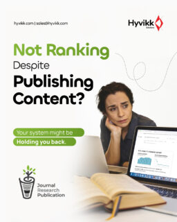Better Structure + Fresh Content = Higher Rankings 🚀

Stop publishing into a void. With the Journal Research Plugin (JRP), turn your research platform into a high-performance traffic engine.

Swipe to learn the JRP formula! ➡️

[article publication plugin, research journal management system, academic publishing workflow, peer review management system, author submission platform, journal article tracking system, research workflow automation]

#Hyvikk #JournalManagement #ResearchPublication #AcademicSoftware #WorkflowAutomation