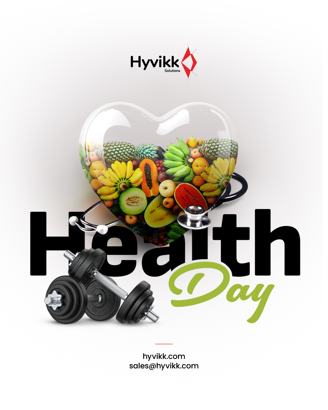 Health is the greatest wealth. 🍎✨

This World Health Day, let’s pledge to nurture our well-being with care, balance, and positivity. 
Stay healthy, stay vibrant! 💪🌱✨

📩 sales@hyvikk.com
📍 Hyvikk Solutions, Bhavnagar

#worldhealth #healthiswealthlifestyle #StayHealthy #HealthAwareness #FitLife