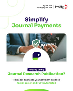 Upgrade your workflow from manual to automated. 🚀 
Swipe to see how the Journal Payment Add-on simplifies your publication process!

🔗 Full demo link pinned below! 👇

[journal management system, research paper publication system, academic publishing software, online journal system, research paper submission system, journal website software, academic journal platform]

#journalmanagement #researchpublication #academicpublishing #researchpaper #scientificresearch