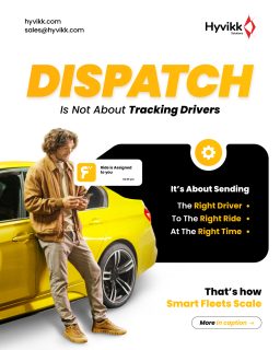 Right driver. Right ride. Right time. 🚗✨
Dispatch isn’t about watching drivers, It’s about making every ride happen at the right moment. 🚖⏱️

#TaxiBusiness #TaxiSoftware #FleetManagement #DispatchSoftware #Hyvikk