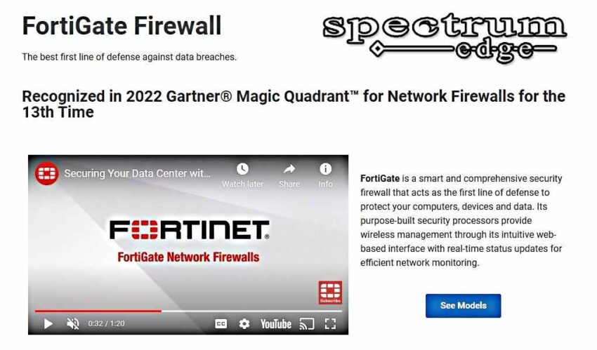 Spectrum Edge Is The Leading Fortigate Firewall Distributor in Malaysia