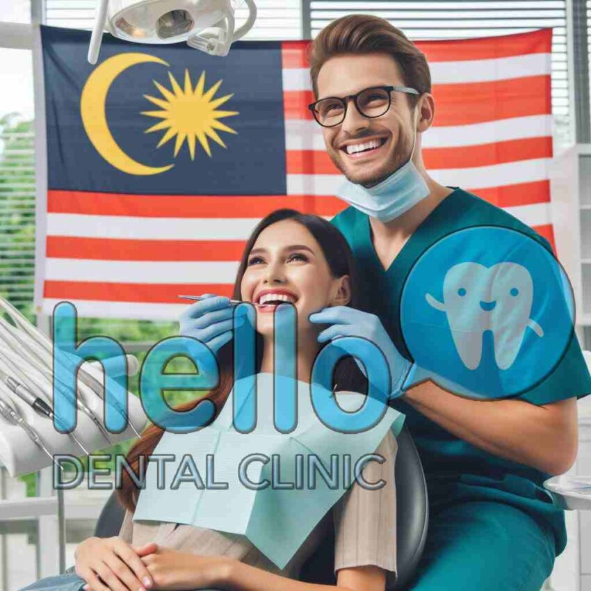 invisalign Malaysian dentist treating patients (illustration)