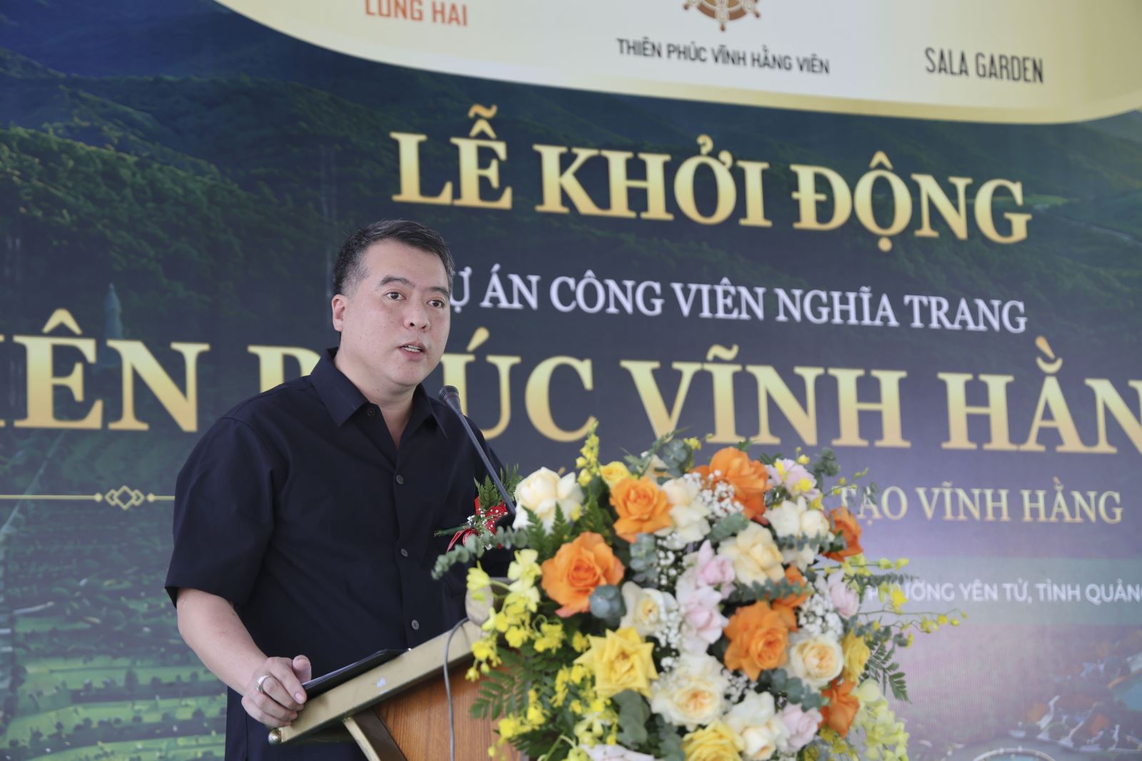 Phát biểu của đại diện đối tác tại Lễ khởi động Công viên nghĩa trang Thiên Phúc Vĩnh Hằng Viên