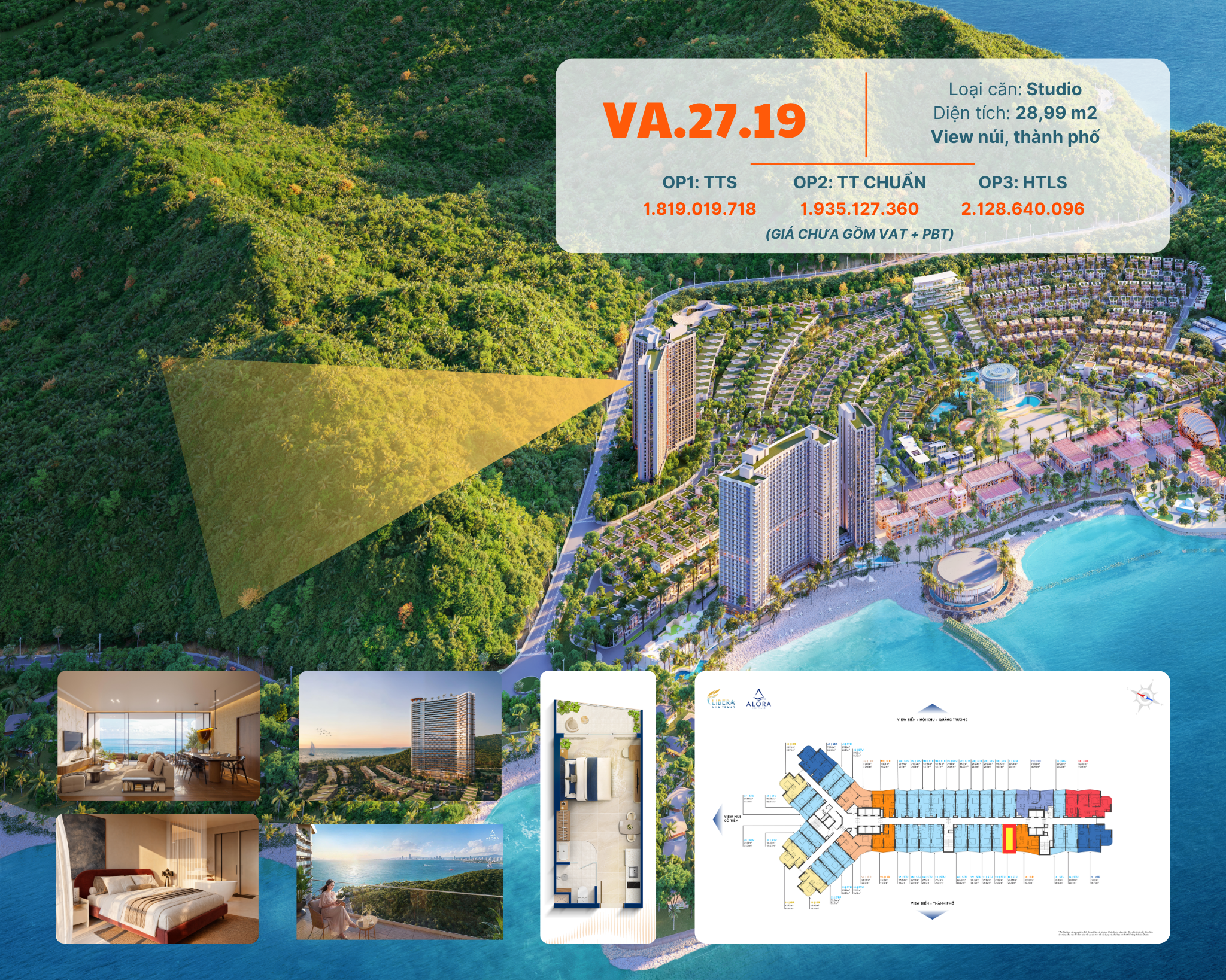 CHỈ 173 TRIỆU KÝ HĐMB – SỞ HỮU STUDIO TẦNG CAO VIEW BIỂN + THÀNH PHỐ NHA TRANG!