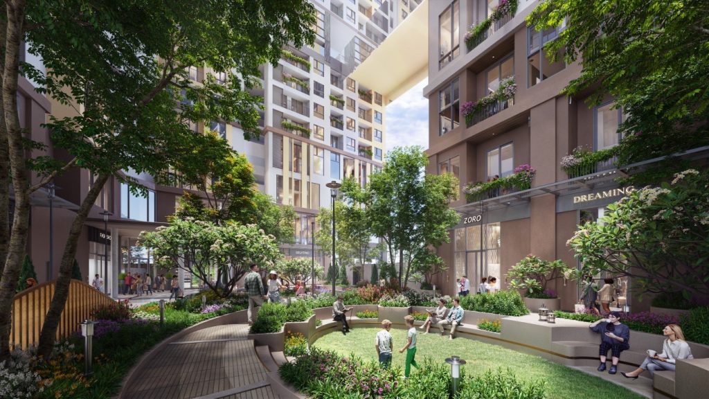 Công viên trung tâm nội khu Simona Heights Quy Nhơn