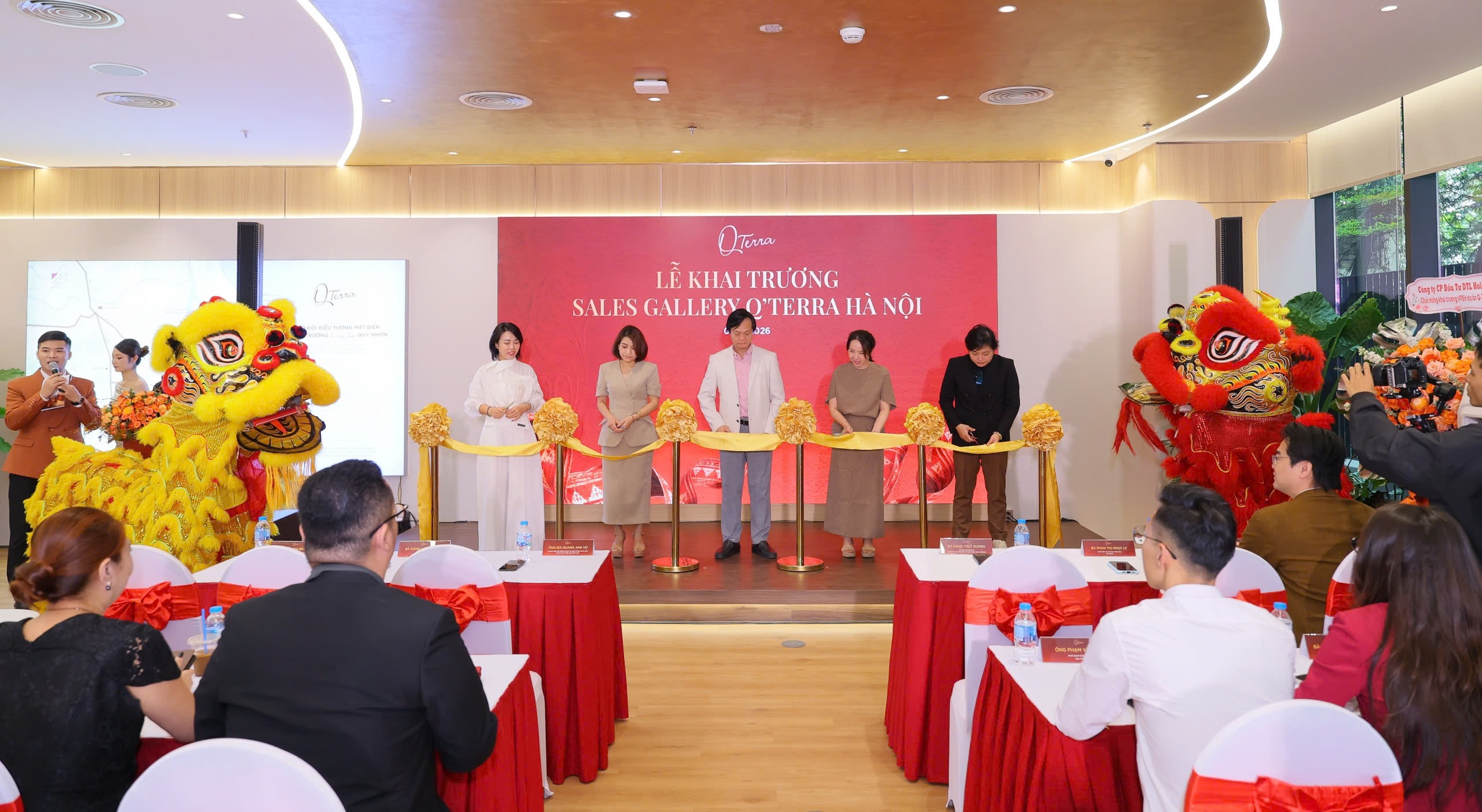 Lễ cắt băng khai trương Sales Gallery Q’Terra tại tòa nhà Grand Terra, 36 Cát Linh, Hà Nội