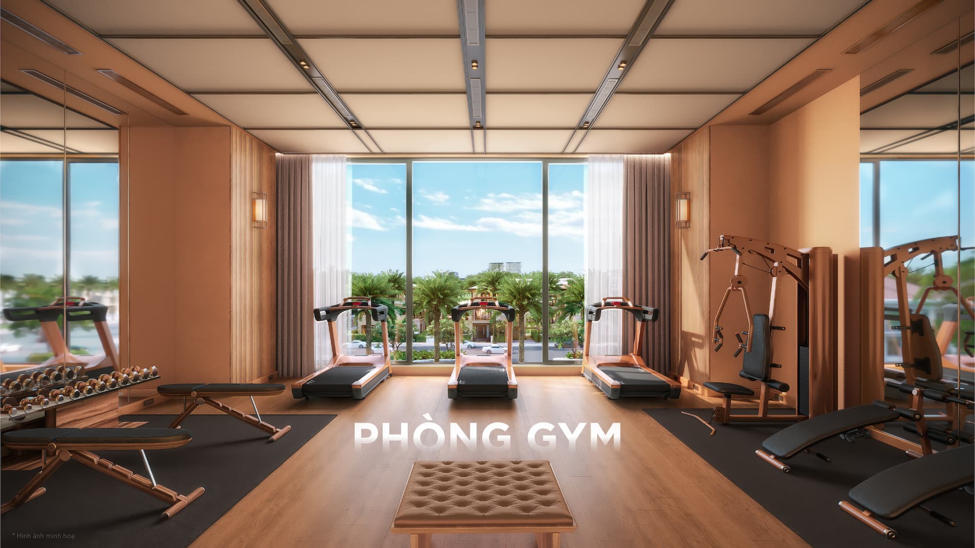Phòng gym tầng 2 Q’Terra Quy Nhơn