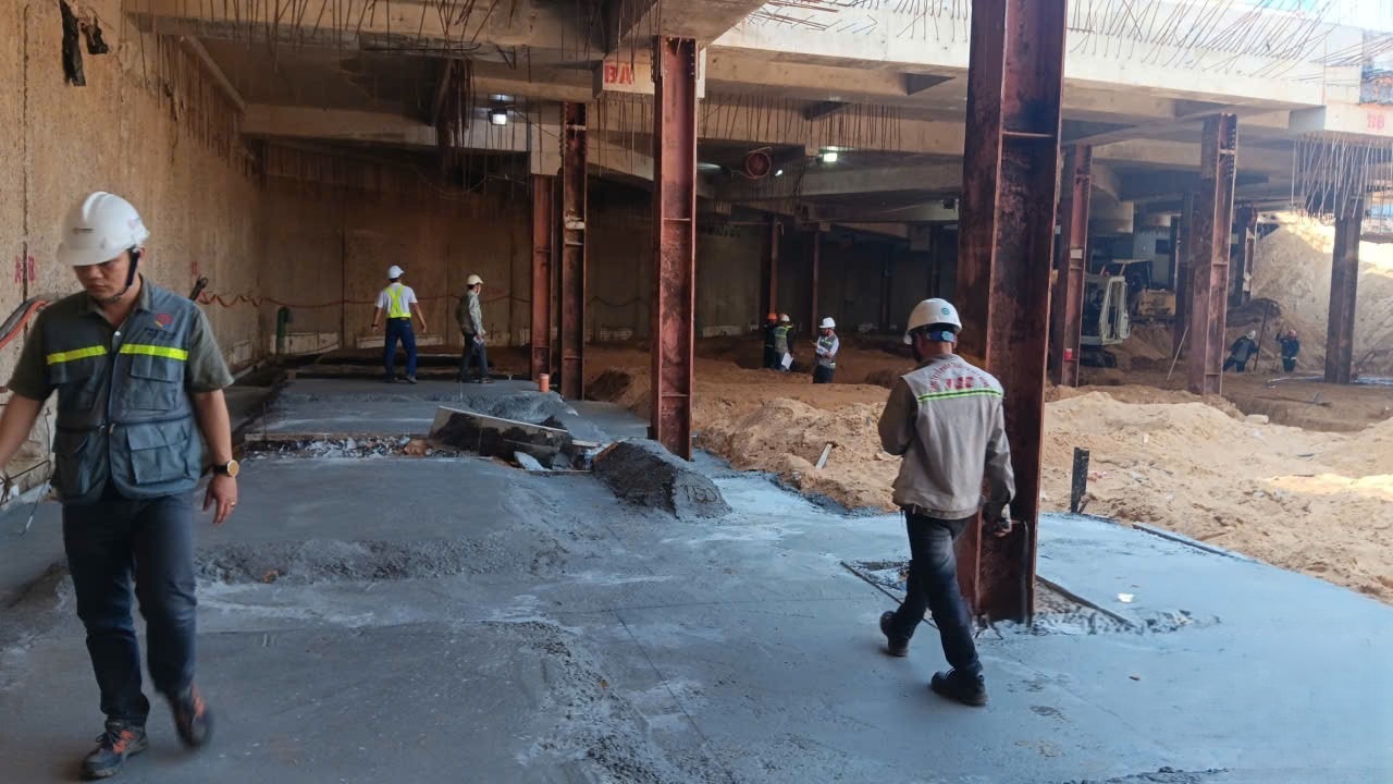 Thi công tầng hầm dự án Q’Terra Quy Nhơn tháng 7/2026