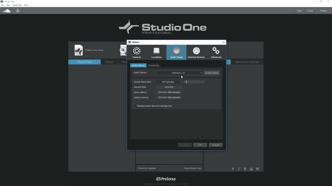 Presonus Studio one