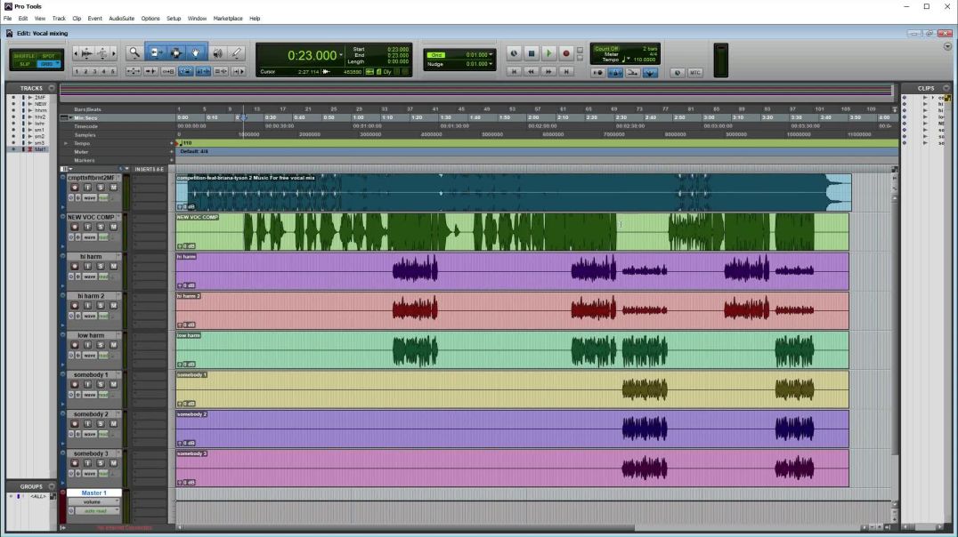 01 Protool 12 Main vocal mixing ပြုလုပ်ပုံ မြန်မာ