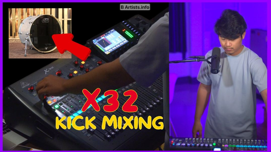 05 .X32 ,M32 မှာ Kick Drum ကို Gate - Compressor - EQ ပြုလုပ်ပုံ