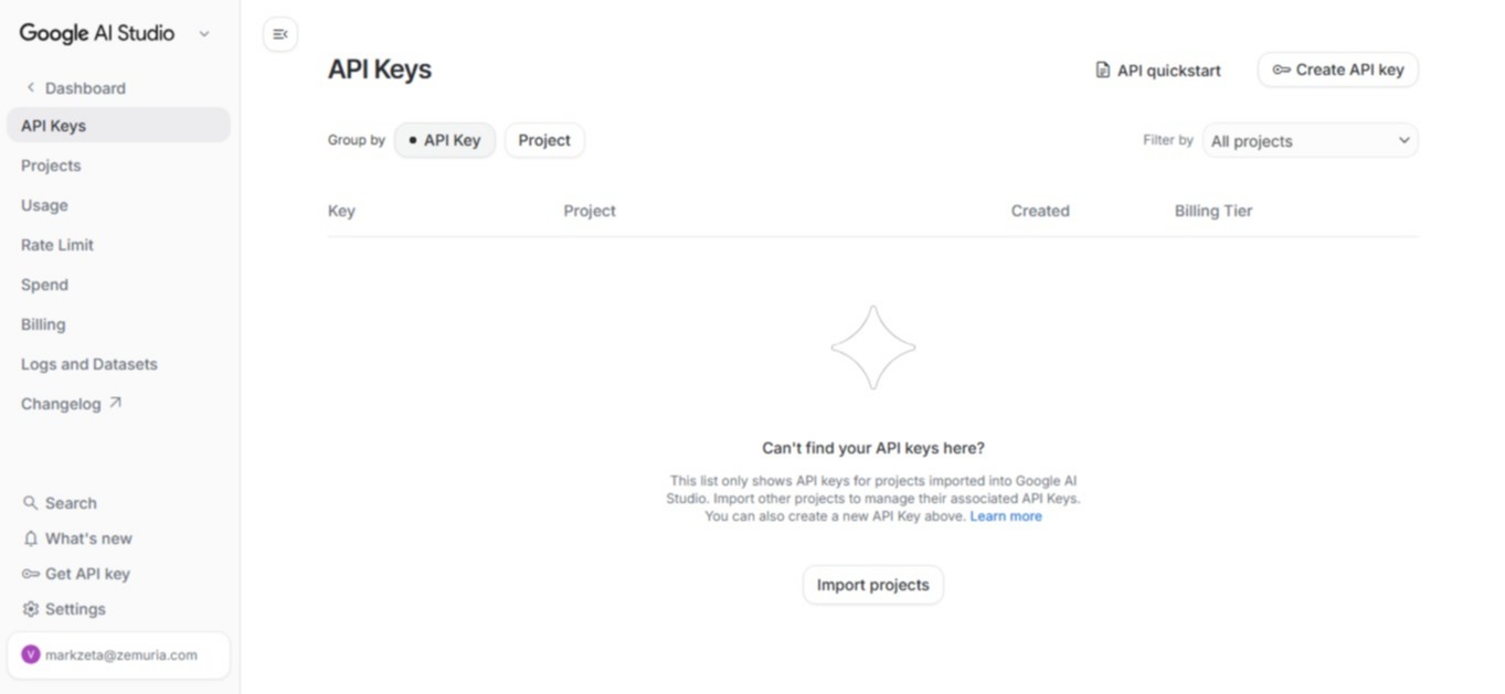 Get API Key