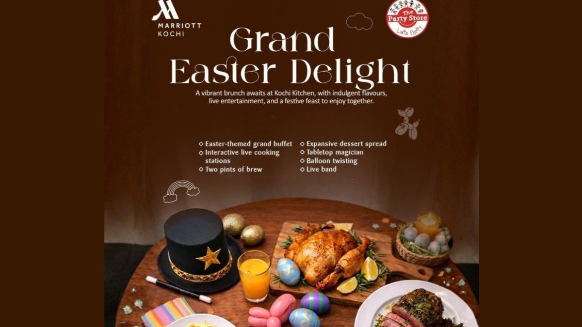 Grab your tickets to Grand Easter Delight , Kochi Marriott