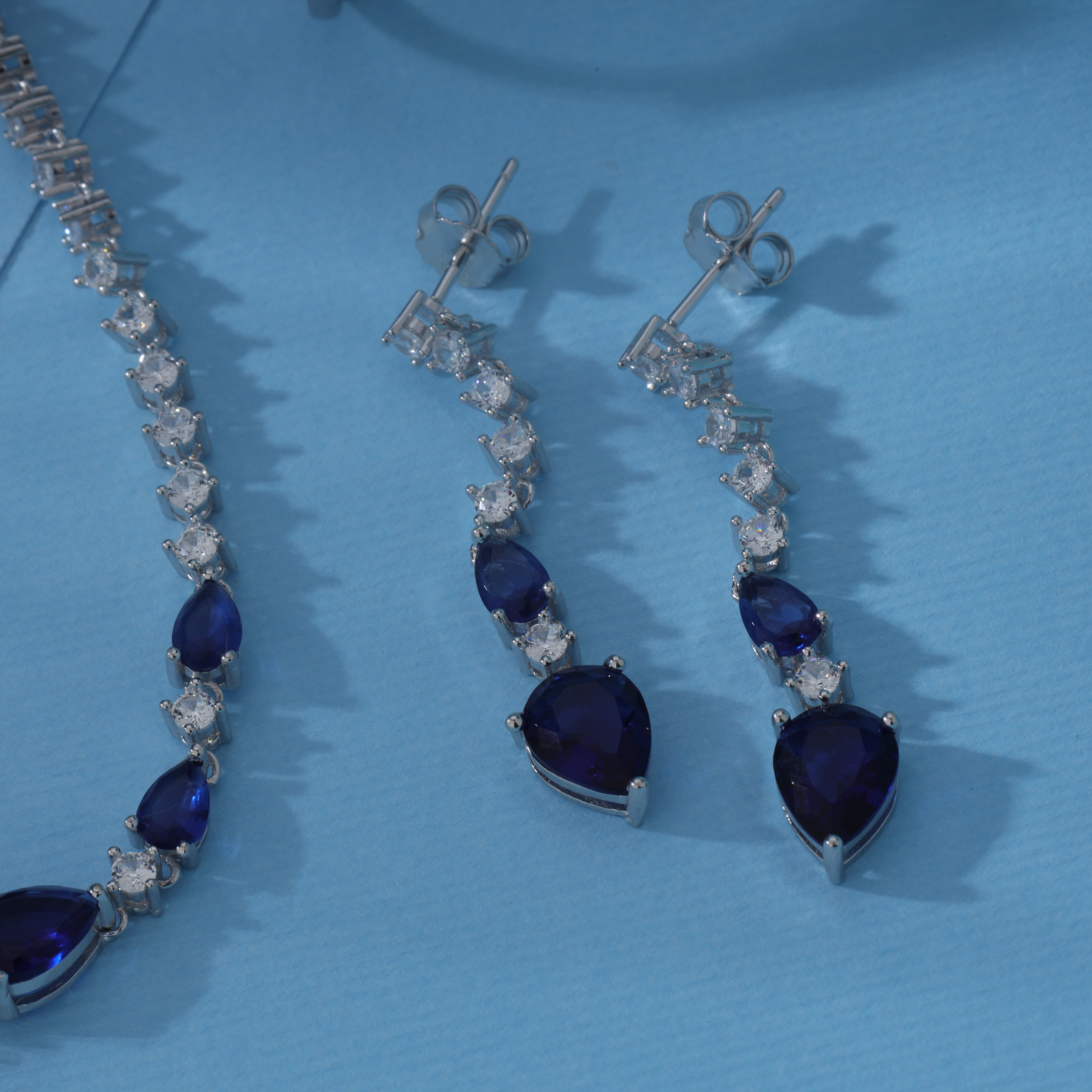Minimal CZ Neck Set -B