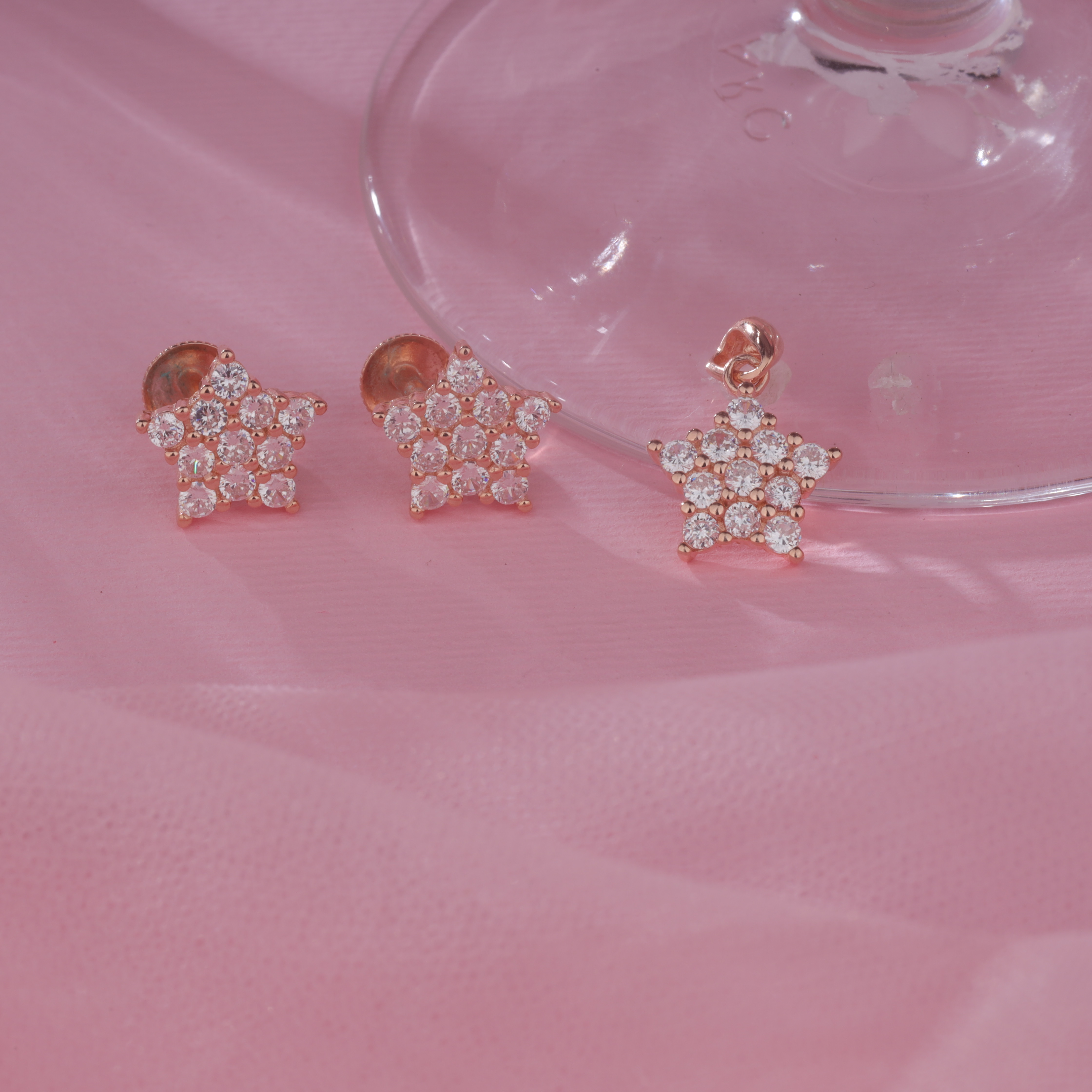 Twinkle Star Pendant Set RGP