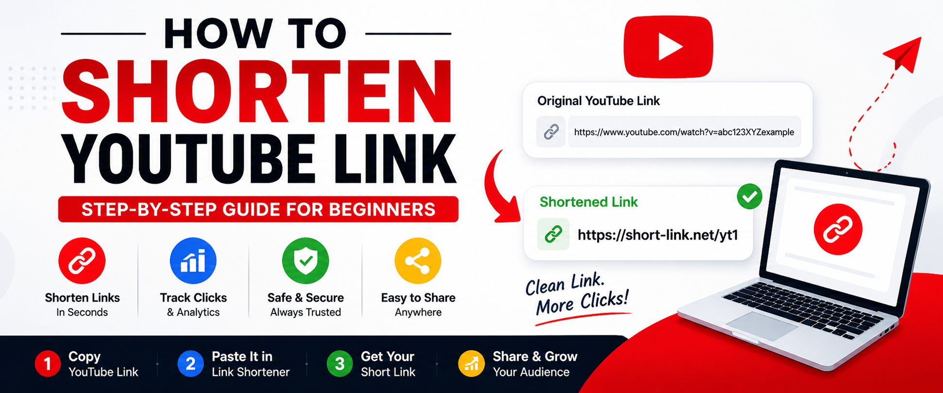 How to Shorten YouTube Link (Step-by-Step Guide for Beginners)