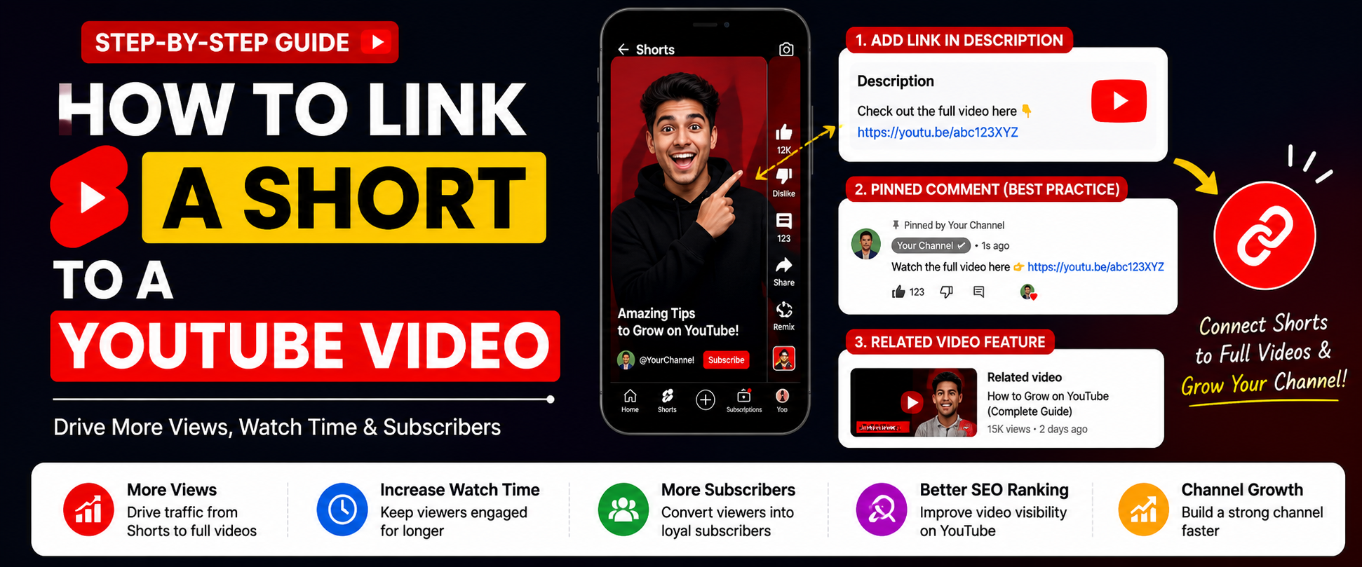 How to Link a Short to a YouTube Video (Step-by-Step Guide)