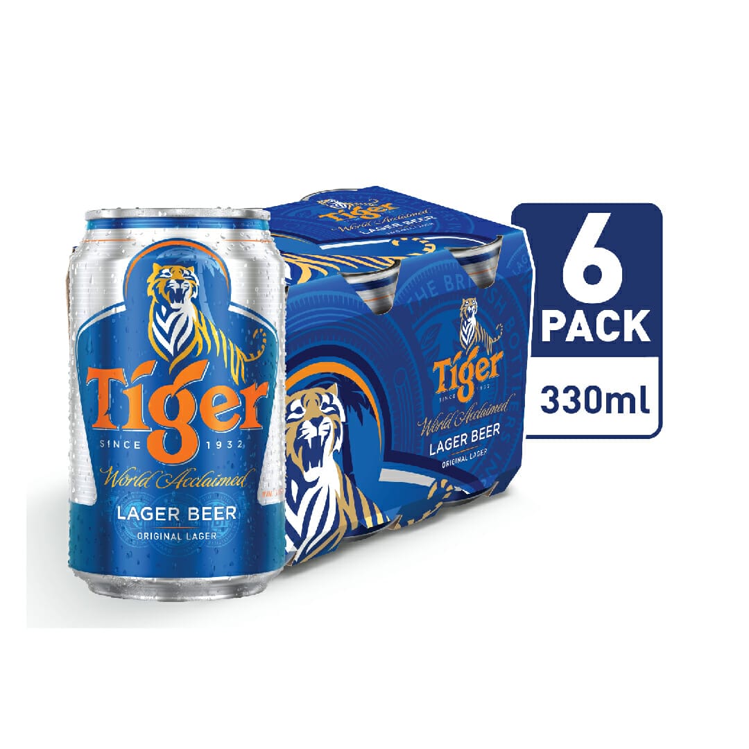 Tiger Beer Cans 330ml Pack/6Cans | S Liquor