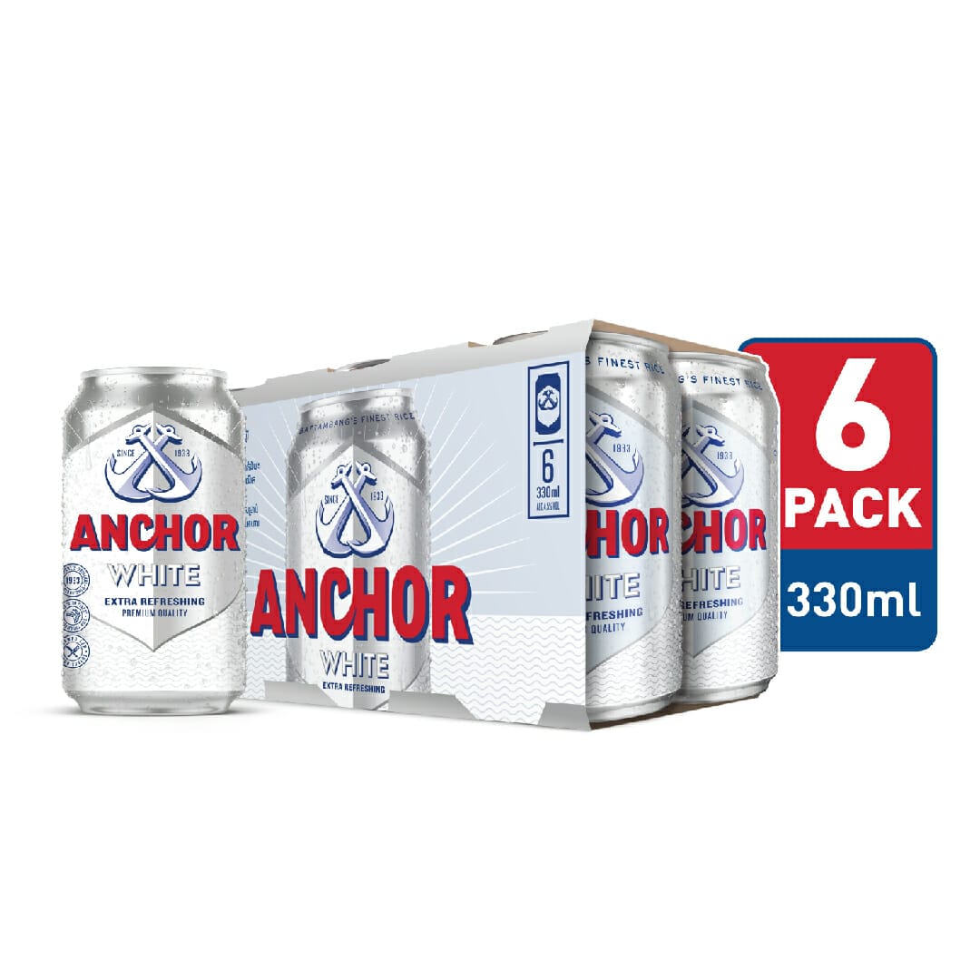 Anchor White Can 330ml Pack/6Cans | S Liquor