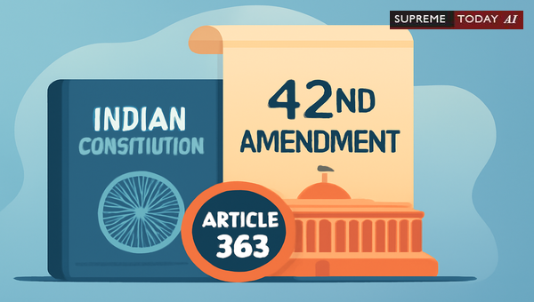 42nd Amendment and the Basic Structure Doctrine in Indian Constitutional Law
