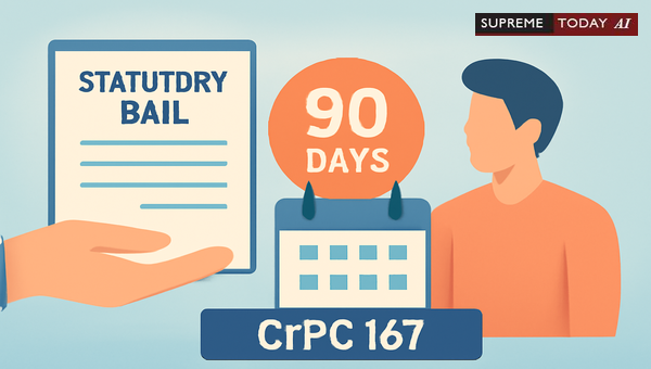Calculating 90-Day Statutory Bail Limits Under CrPC Section 167: Remand and Custody Rules