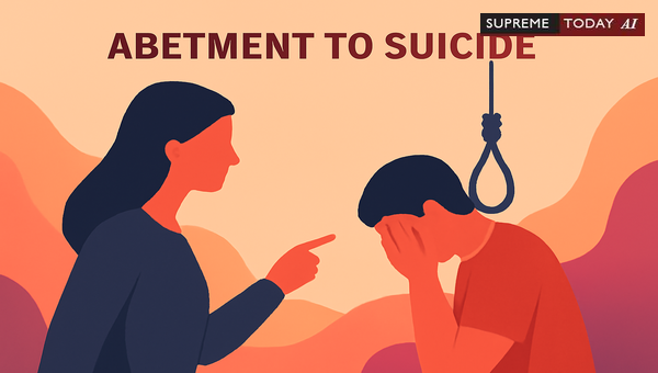 Abetment to Suicide Charges: Necessity of Actual Suicide and Direct Instigation