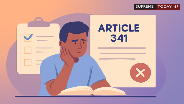 Does Academic Eligibility Denial Constitute Article 341 violation for Scheduled Castes?