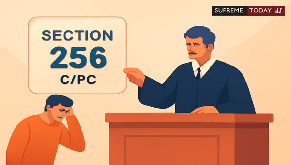 Legal Consequences for Accused Failing to Appear at First Hearing under Section 256(1) CrPC