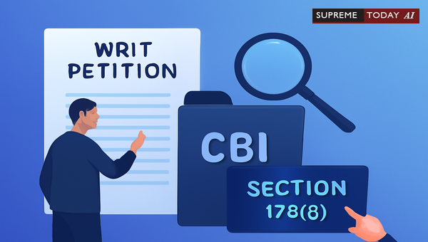 Accused Lack of Locus Standi in Writ Petitions Seeking CBI Investigation Transfer