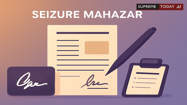 Absence of Accused Signature on Seizure Mahazar: Prosecution Validity and Judicial Rulings