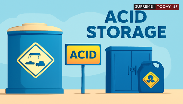 Compliance Standards for Acid Storage Under Indian Petroleum and Hazardous Chemicals Rules