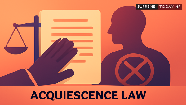 When Silence Functions as a Waiver of Rights Under the Doctrine of Acquiescence