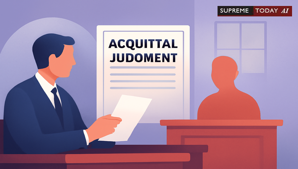Legality of Acquittal Pronouncement in Absence of Accused Under Section 353(6) CrPC