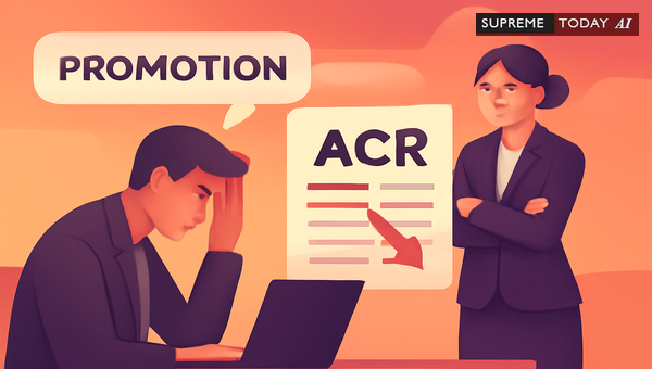 Uncommunicated ACR Downgrade: Why Courts Strike Down Promotion Denials