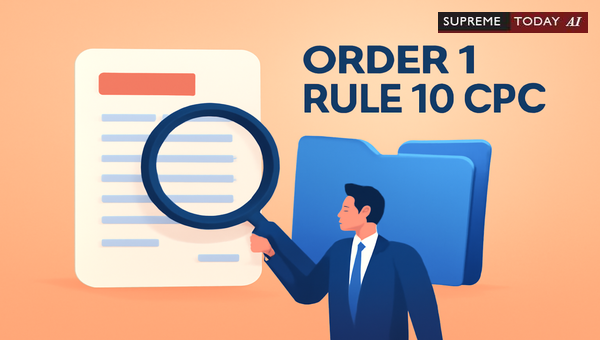 Adding Parties to Civil Suits: Procedural Requirements under Order 1 Rule 10 CPC