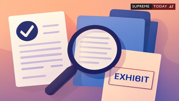 Admissibility of Certified Copies as Secondary Evidence: Comparing Originals with Court Exhibits
