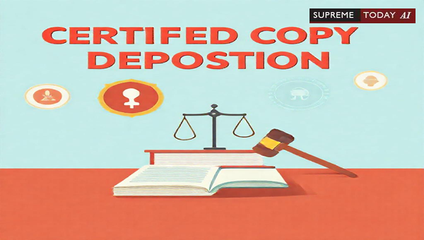 Admissibility of Certified Copy Depositions from Other Judicial Proceedings in Evidence